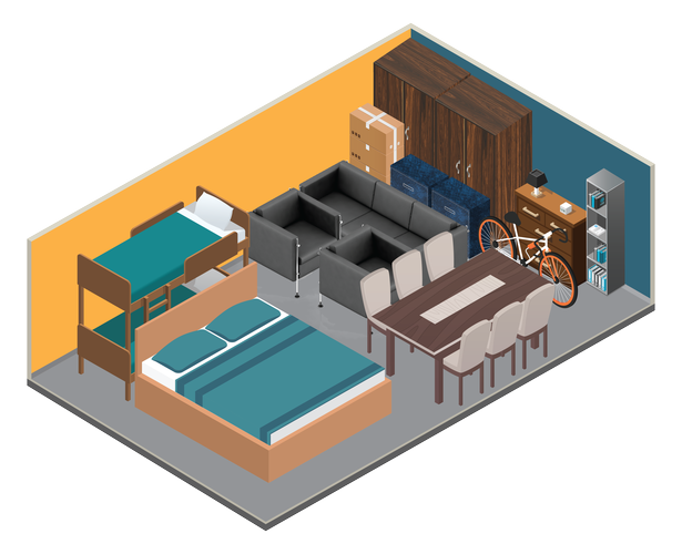 250 sqft unit