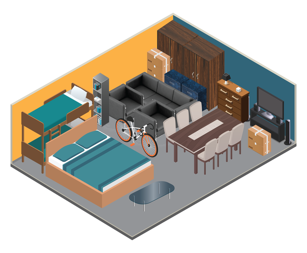 300 sqft unit