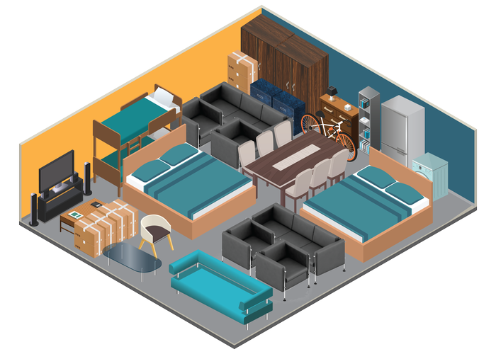 450 sqft unit